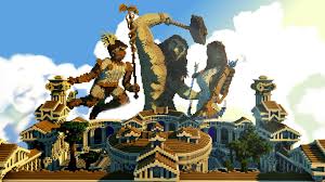 Here you can build your empire using the power of the gods! Notux On Twitter Minecraft Greek Build With 3 Gods D Http T Co Tehu9h80vi
