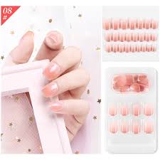 5 Sets Wear Nail Art Christmas Ballet Fake Nails Finished Product Removable  Wear Nail(F741-8)