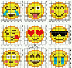 Foto De Bordados Em Ponto Cruz Pixel Crochet Emoji Patterns Pixel Art