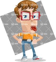 Maybe you would like to learn more about one of these? Cute Nerd With Glasses Cartoon Vector Character Design Shape11 Graphicmama