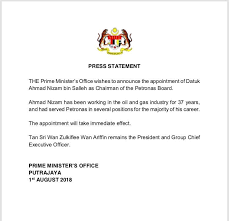 This was announced by the prime. Datuk Ahmad Nizam Salleh Is The The Malaysian Reserve Facebook