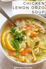 Chicken Lemon Orzo Soup Homemade Broth Feelgoodfoodie Recipe In 2020 Yummy Pasta Recipes Delicious Soup Recipes Lemon Chicken