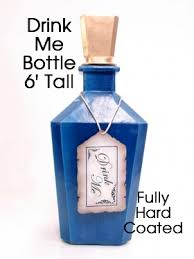 Alice in wonderland drink me bottle. Giant Drink Me Bottle Foam Prop Dino Rentos Studios Inc