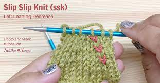 23 comments on slip, slip, knit (ssk). Slip Slip Knit Ssk Decrease Tutorial Stitches N Scraps