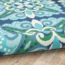 Choose from our outdoor rugs and mats designed to withstand weather and wear. Kailani Floral Blue Indoor Outdoor Area Rug Green Outdoor Rug Outdoor Rug Diy Outdoor Area Rugs
