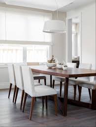 Dining Room Cherry Dining Table White Dining Chair Pendant Glass Window Curtain Flower Vase Door H Minimalist Dining Room Dining Room Design Dining Room Spaces