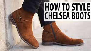 Busy days call for a simple yet stylish outfit, such as a beige jumper and. How To Style Chelsea Boots Men S Outfit Inspiration And Ideas Alex Costa Youtube