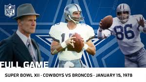 Watch broncos cowboys online | denver broncos vs. Cowboys Dominate The Broncos In Super Bowl Xii Nfl Full Game Youtube