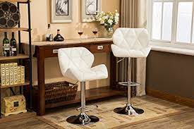 Find the perfect furniture for your home at forrest furnishing. Roundhill Furniture Glasgow Contemporary Tufted Adjustable Height Hydraulic White Bar Stools Set Of 2 Buy Online In Bahamas At Bahamas Desertcart Com Productid 45042664