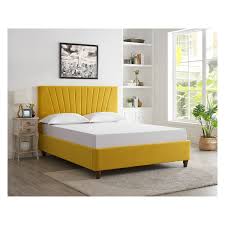 Here is a video of me making a farmhouse style king size bed based on the design by ana white. Lexie Kingsize Bed In Mustard Yellow Velvet Furniture123
