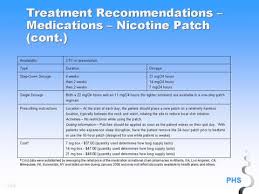 146 treatment recommendations medications nicotine patch