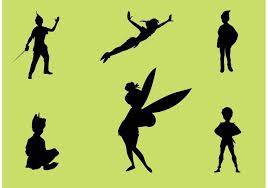 Peter Pan Vector Silhouettes Download Free Vector Art Stock Silhouette Images Silhouette Silhouette Vector
