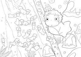 These pumpkin coloring pages are great for halloween, fall, and thanksgiving. Ponyo Coloring Pages Free Printable Coloring Pages For Kids