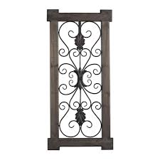 Titan Lighting Hatfield 42 In X 20 In Rectangular Scroll Work Wall Panel Tn 892841 The Home Depot Wood Panel Walls Wall Paneling Metal Wall Decor