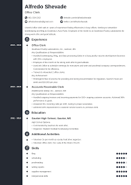 office clerk resumeexamples and 25+