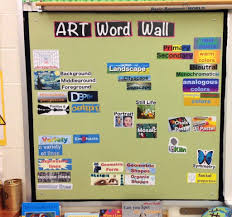 Magnetic Word Wall Art Classroom Decor Art Classroom Art Classroom Organization