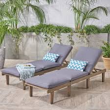 Ardsley Sun Lounger Set With Cushions In 2020 Pool Lounge Chairs Outdoor Chaise Lounge Chair Gray Patio Furniture