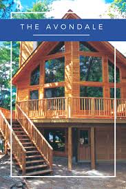 The Avondale Home Package From Linwood Homes Is A Classic Cottage Or Chalet Design The Post And Beam Desig Linwood Homes Home Building Design Lake House Plans