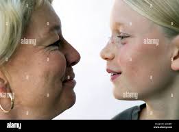 Mor och dotter Stock Photo