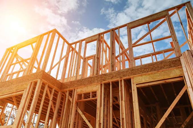 Residential wood structural framing site in San Jose CA