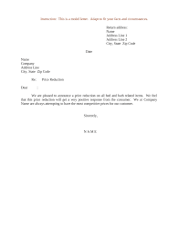 Download free samples in pdf. Price Reduction Request Letter Sample Doc Template Pdffiller