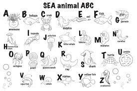 Find the best sea animals coloring pages for kids & for adults, print and color 48 sea animals coloring. Abc Out Of Animals Coloring Pages Coloring Pages Name Leadership