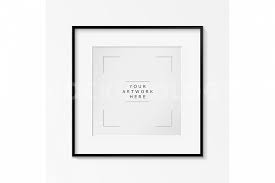 Square Digital Black Frame Mockup White Wallpaper Background Styled Photography Poster Mockup Framed Artwork Mock Poster Mockup Frame Mockups Framed Artwork