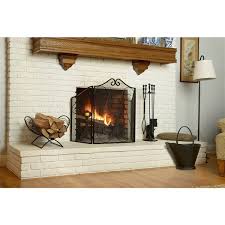 Featuring the crossways pattern and wire mesh wall of the fire pit, this outside fireplace will match any style of houses and gardens. Shelterlogic Fireplace Classic Log Holder 90392 Rona