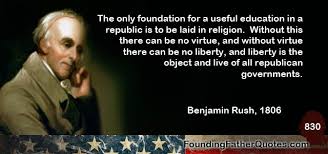 Founding Fathers Quotes - Benjamin Rush via Relatably.com