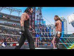 Wwe 2k19 Epic Gameplay Shawn Michaels Vs Undertaker Youtube Wwe Shawn Michaels Gameplay