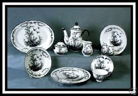 Black And White Dinnerware Sets 46 Piece Black White Toile Dinnerware Set For 8 French Dinnerware Sets For 8 Black Toile Dinnerware Set