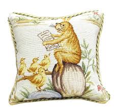 He threw three free throws. 16 X 16 Handmade Wool Needlepoint Rabbit Easter Bunny Bird Story Time Cushion Cover Pillow Case 12980144 Goodluck Rugs
