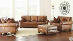 The plush split back cushions with rolled. Silverado Caramel Brown Leather Living Room Set From Steve Silver Coleman Furniture