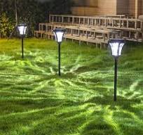 [Hot Item] Aluminum Outdoor Lighting Waterproof Garden Light Solar Floor  Lawn Lights