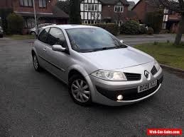2006 Renault Megane 2 Facelift 3 Door Silver 1 6 Vvt Dynamique 84000 Miles Renault Megane Forsale Unitedkingdom Damaged Cars Used Cars Renault