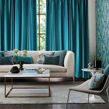 Teal Curtain Curtains Living Room Teal Curtains Master Bedroom Interior