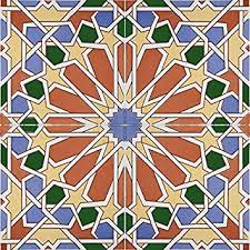 Ornamental arabic tiles, patterns through white cut out stars, long shadows. Cerames Eman Marokkanische Keramikfliesen 22 Orientalische Tunesische Dekorfliesen 0 5 M2 15x15 Cm Fur Das Badezimmer Die Kuche Unter Der Treppe Farbige Dekorative Fliesen Amazon De Baumarkt