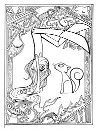 Aisling And Pangur Wip By Soulvei On Deviantart The Secret Of Kells Book Of Kells Coloring Pages