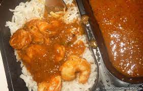 Shrimps pieces cooked in onion sauce and indian spices. What S Good At Trader Joe S Trader Joe S Shrimp Tikka Masala