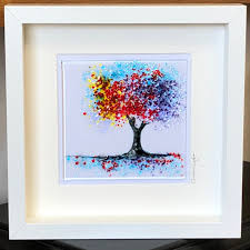 Maybe you would like to learn more about one of these? Glass Landscape Wall Hanging Glass Art Multi Coloured Tree Wall Hanging Home Decor Wall Art Gift For Them Birthday Glass Art Multi Color Tree Landscape Walls