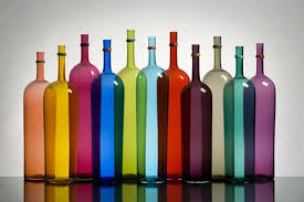 Name Of Your Product Colored Glass Bottles Glass Art Colored Glass