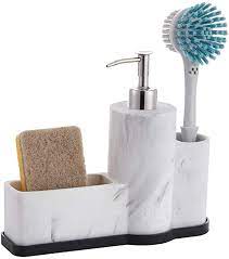 Maybe you would like to learn more about one of these? Amazon Com Zccz Soap Dispenser With Sponge Holder Brush Holder Marble Pattern Kitchen Hand And Dish So Dish Soap Dispenser Soap Pump Dispenser Soap Dispenser