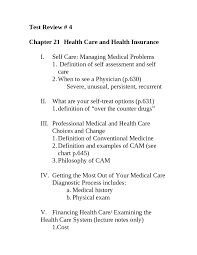 We're here to make it easier, with a helpful guide. Health Care And Health Insurance Test Review 4 Edhl 1514 Docsity
