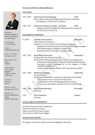 Msample.com profile i have 15 years experience in the. Template University Job Resume Format Curriculum Vitae Free Download Curriculum Vitae Template Pdf Insymbio