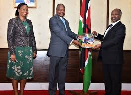 Rivatex managing director thomas kipkurgat today paid a courtesy call to kemsa ceo dr. Kepsa Ceo Kenya News Agency