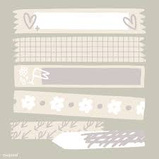 Download Premium Vector Of Doodle Floral Tape Design Vectors 842907 In 2020 Note Doodles Note Paper Floral Tape