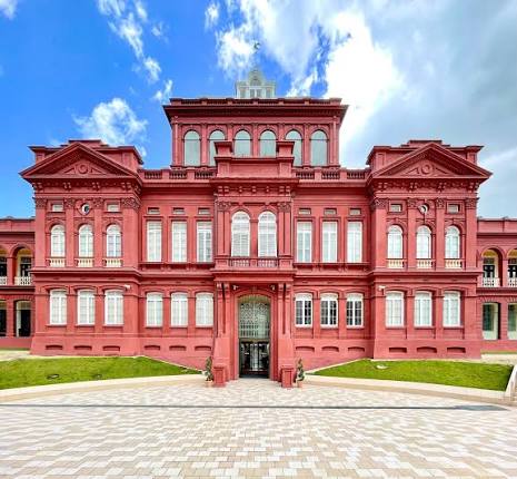 The people's house. Red House, Port of Spain.