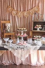 Vintage Wedding Dessert Table By Glorious Treats Bridal Shower Rustic Wedding Dessert Table Vintage Dessert Tables