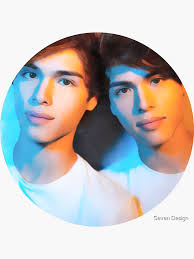 Alan and Alex Stokes Twins Sticker