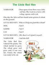 Literature Grade 1 Play The Little Red Hen 2